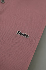 Turbo Luxury Breathable Stitchless Men's Polo Shirt In Pastel Pink