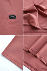 Turbo Legacy Self Motif Crew Neck Tee In Pastel Pink