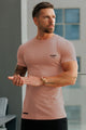 Turbo 'Strength Within' Performance Dry-Fit Tee In Pastel Pink