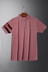 Tmy Hlfgr Monotype Flag Arm Men's Polo Shirt