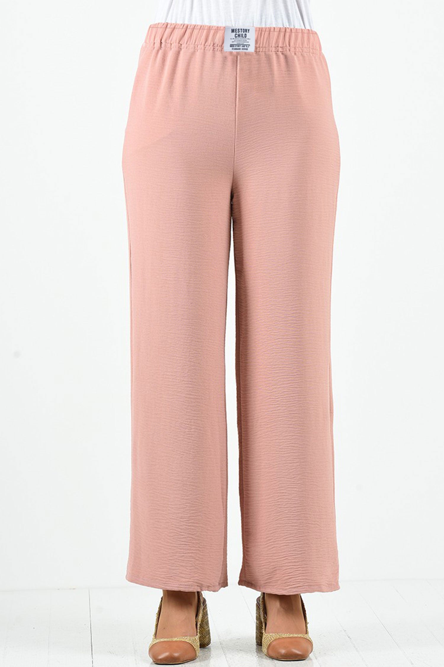 Cozy Fit Texture Style Flapper Trouser - Women