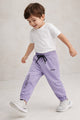 Turbo Aura Casual Jogger Trousers kids For Boys In Purple