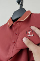 Turbo Premium Personalized Men's Polo Shirt In Red Brick