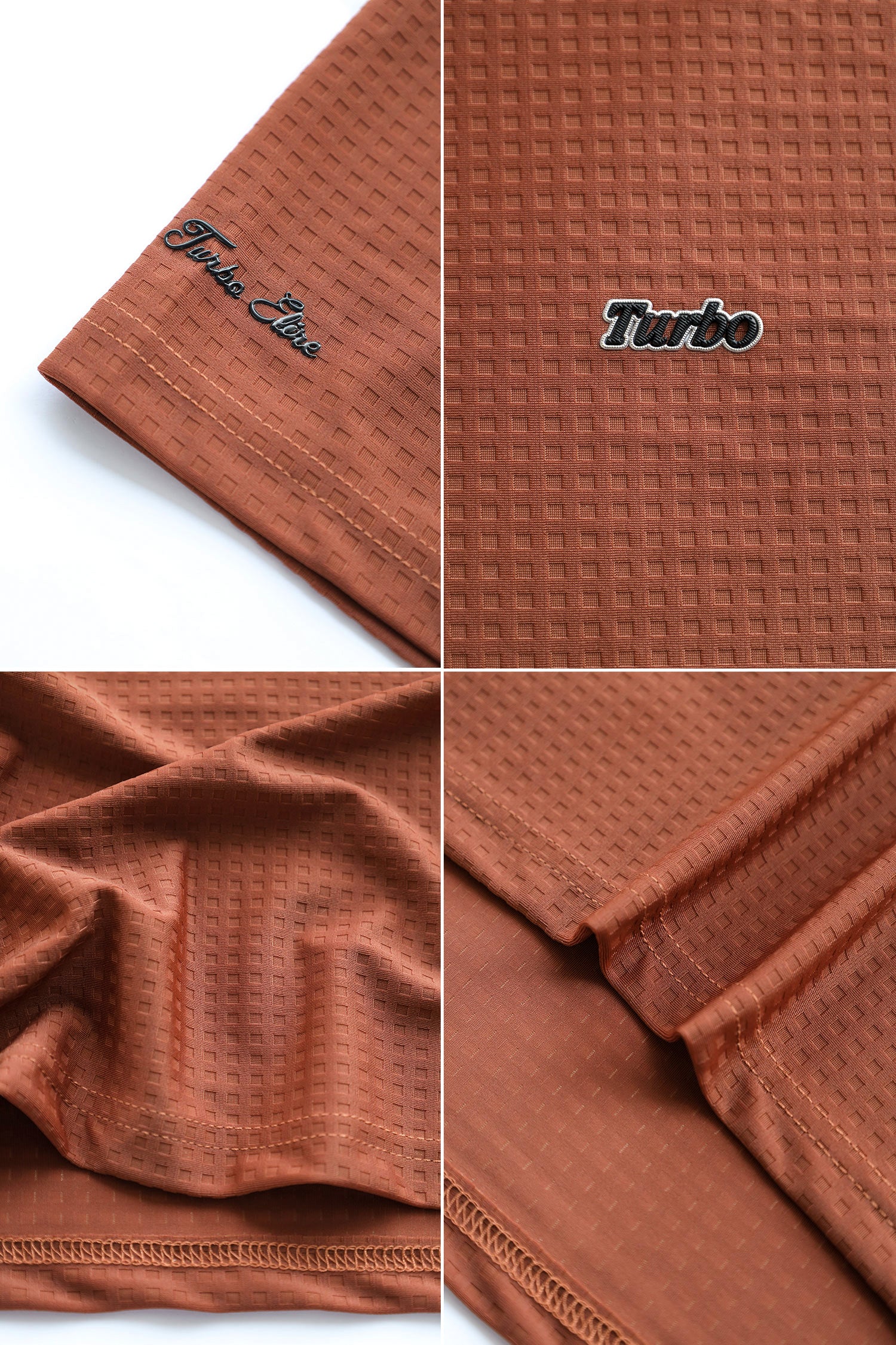 Turbo Elire Relaxed Life Crew Neck Tee In Red Brick