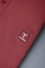 Turbo Premium Personalized Men's Polo Shirt In Red Brick