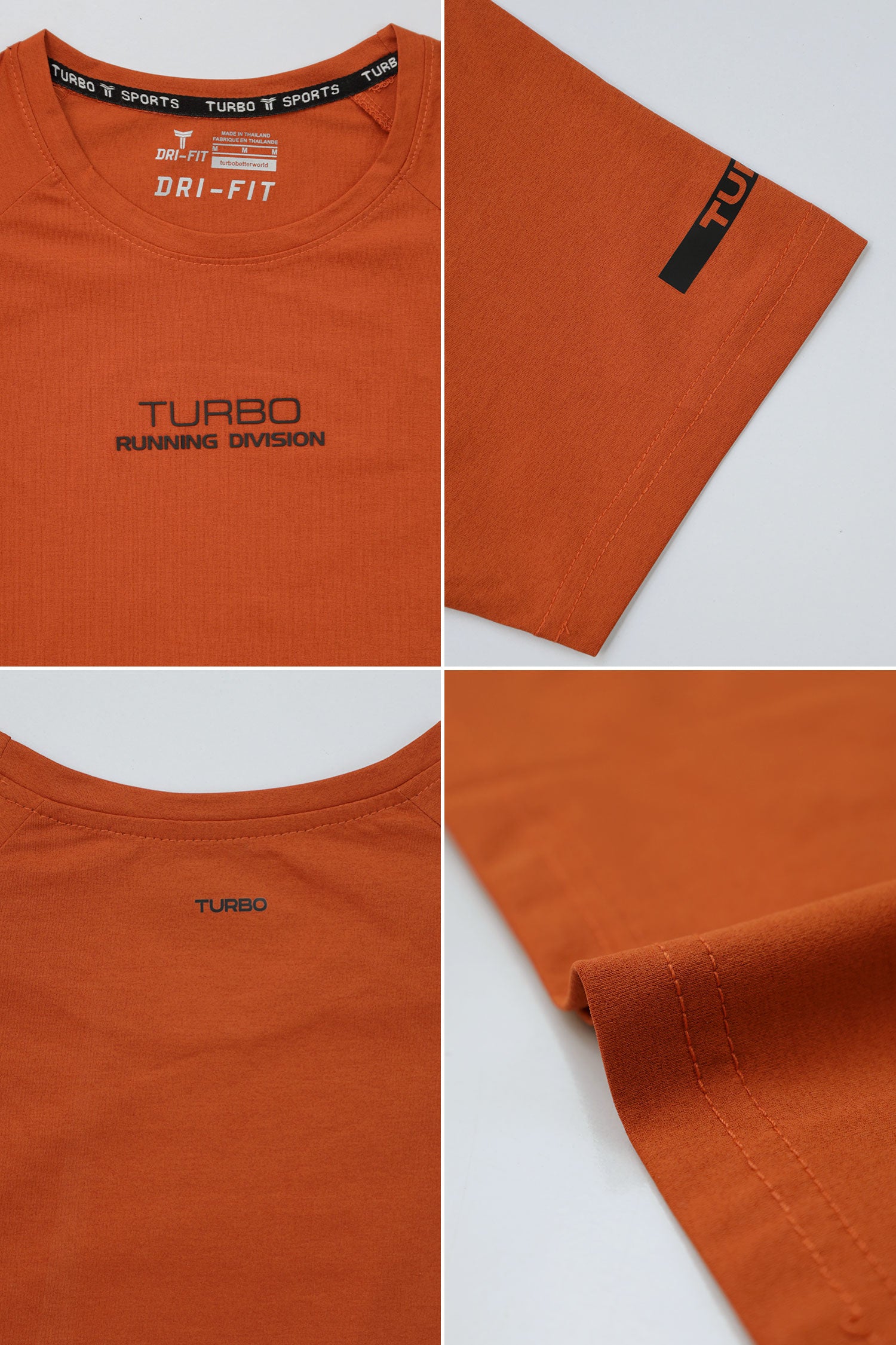 Turbo 'Running Division' Raglan Sleeve Dry-Fit Tee