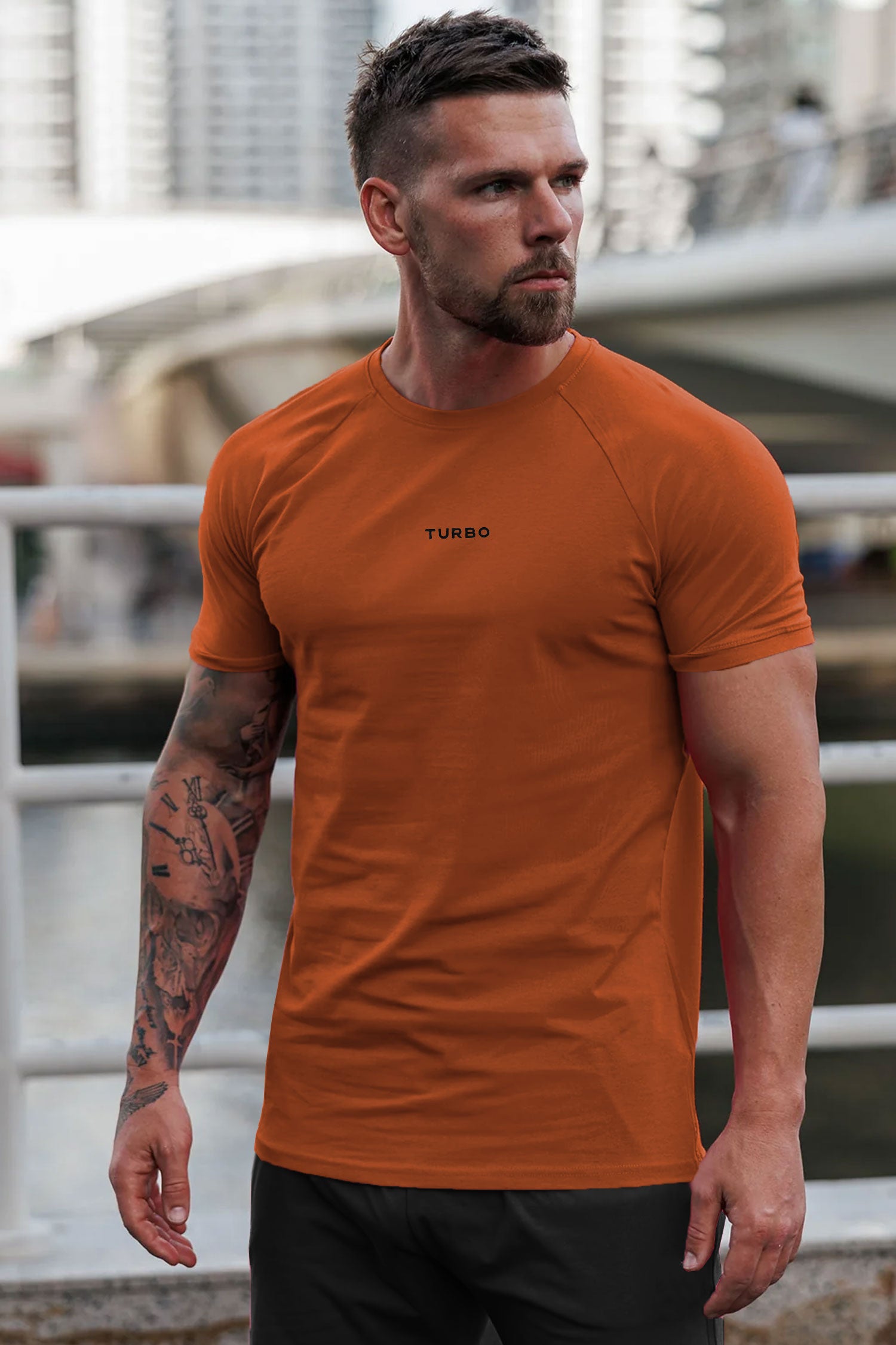 Turbo 'Men's One More Set' Drop Shoulder Dry-Fit Tee