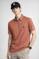 Turbo Needle Concept Imp Silk Polo T-Shirt In Red Brick