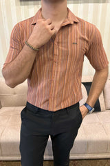 Turbo Spring Edit Textured Casual Shirt