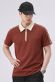 Turbo Short Sleeve Zip-Up Men's Polo Shirt