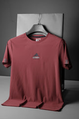 Adds City Escape Athletic Dry-Fit Tee In Red Brick