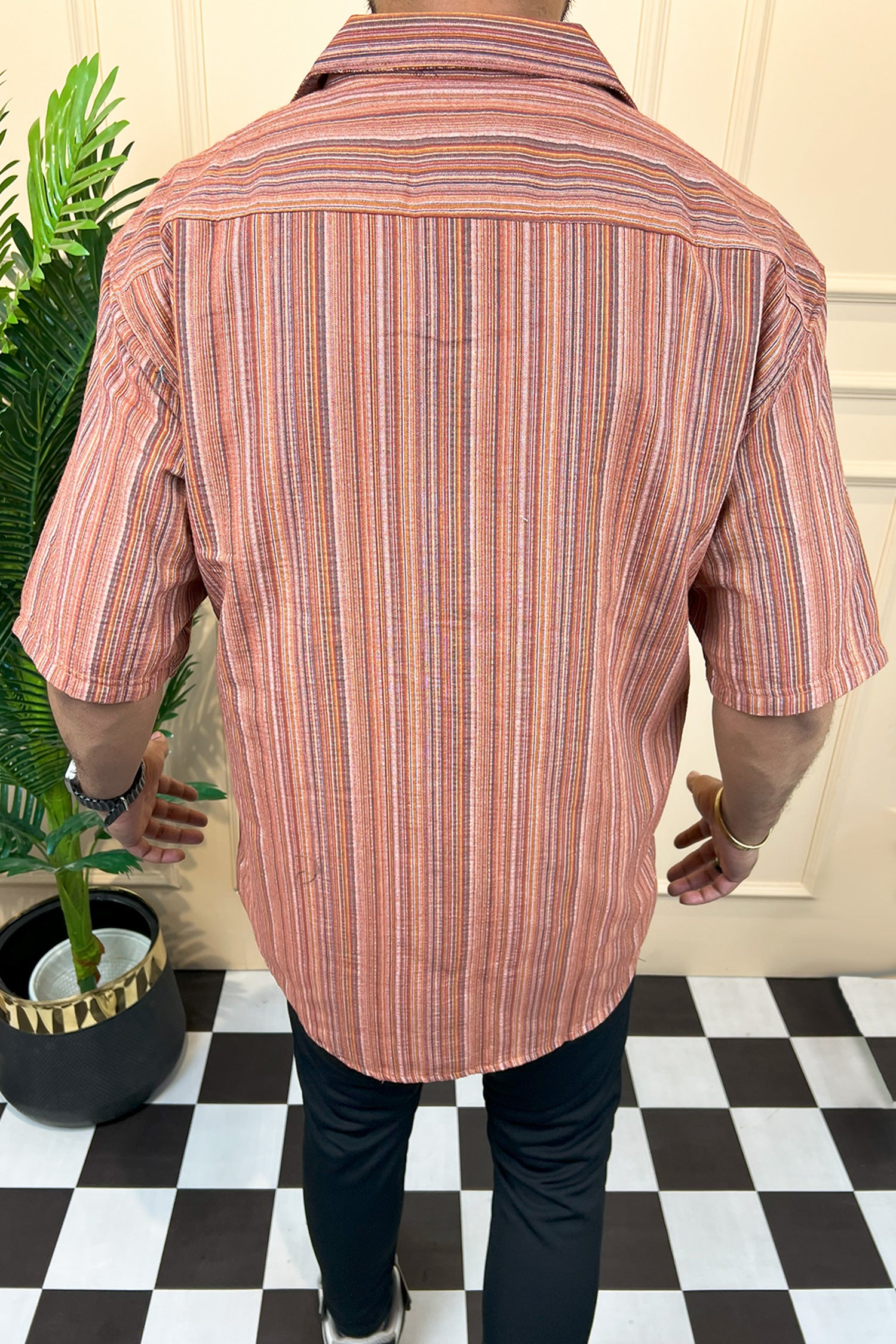 Turbo Spring Edit Textured Casual Shirt