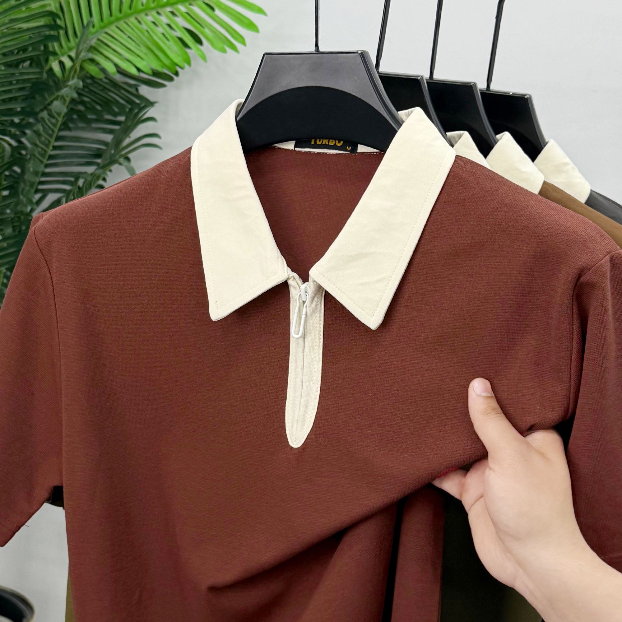 Men's Minimal Design OverSize Polo Shirt