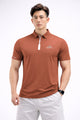Skchrs Urban Mesh Men's Polo Shirt In Red Brick