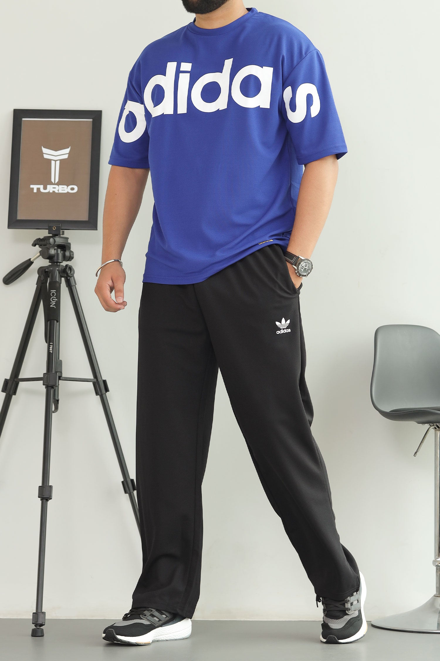 Adds Drop Shoulder Quick-Dry Tracksuit