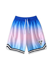 Nke X Kbe Gradient Layered Mesh Shorts