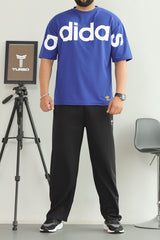 Adds Drop Shoulder Quick-Dry Tracksuit In Royal Blue