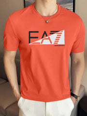 Armni Trendy Street Style Crew Neck Tee