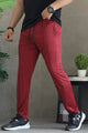 Turbo Fitness Pro Activity Dry-fit Trouser In Maroon