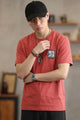 Mens Smart Essential Round Neck Tee In Red