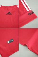 Adds Aeroready 3-Stripes Slub Dry-Fit Tee In Red