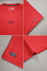 Turbo Training Club Climacool Mesh Dry-Fit Tee In Red