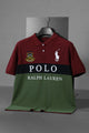 Plo Rph Lren Custom Fit In Two-Tone Men's Polo Shirt