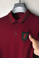 Grdno Square Texture Men's Polo Shirt
