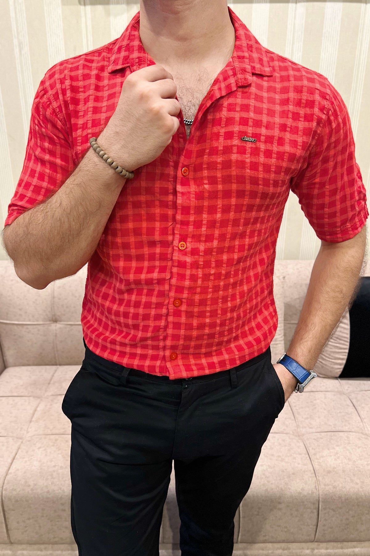 Turbo Premium Lightweight Half Sleeve Casual Shirt
