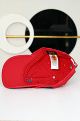 Rph Lren Polo Adjustable Baseball Imp Cotton Cap In Red