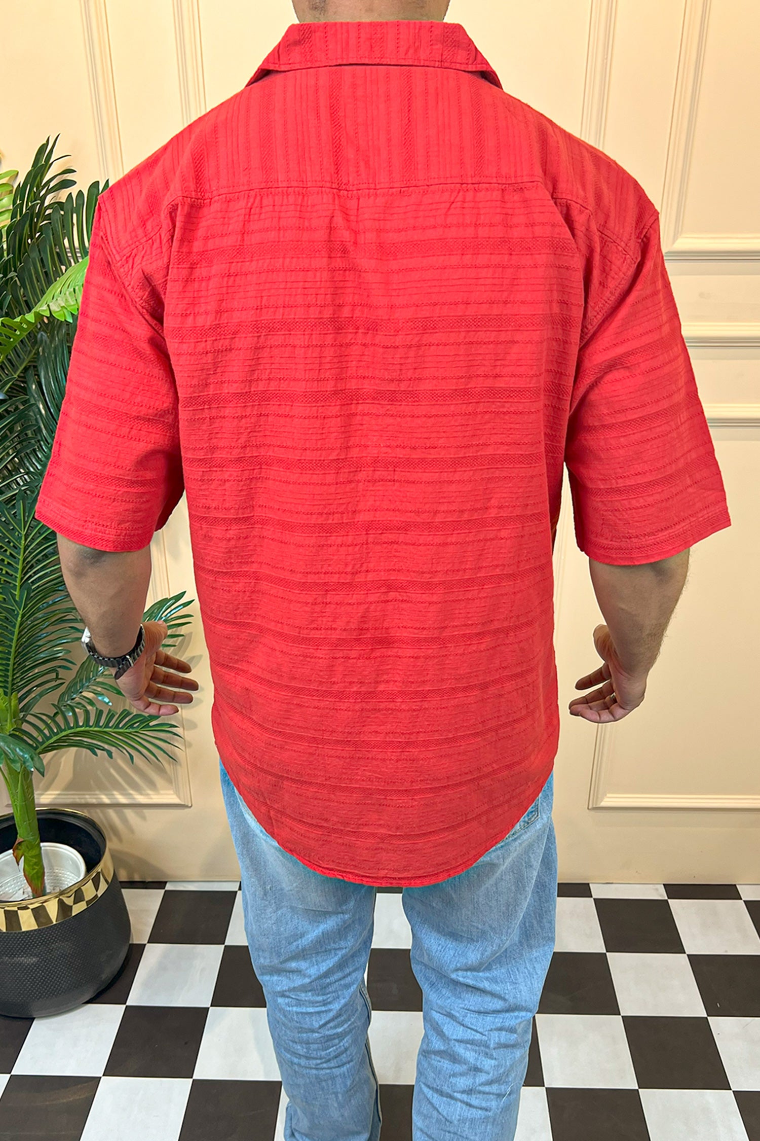 Turbo Knit Craft Crochet Casual Shirt