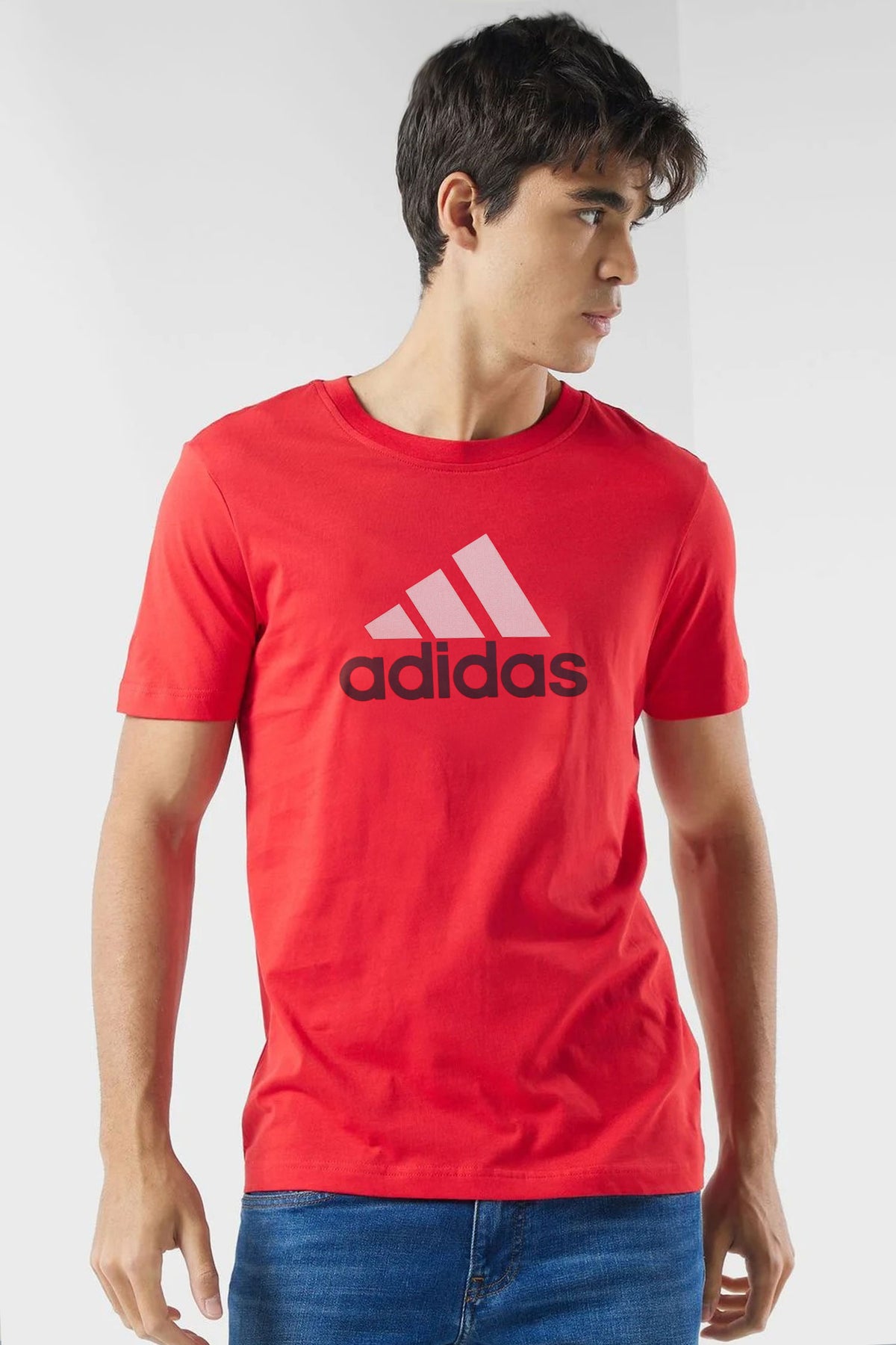 Adds Short Sleeve Imported Round Neck T-Shirt