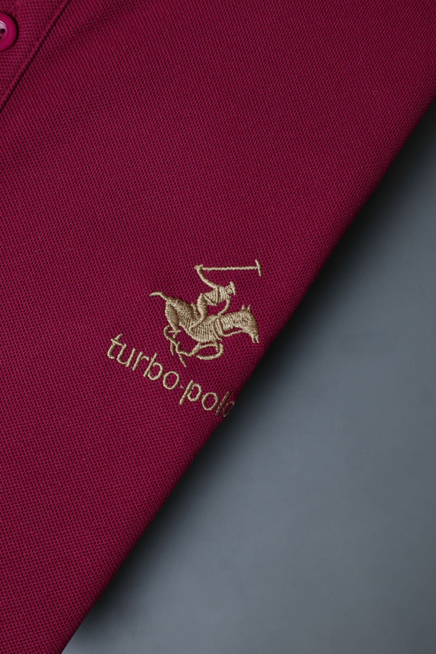 Turbo Polo Spring Lapel Horse Men's Polo Shirt