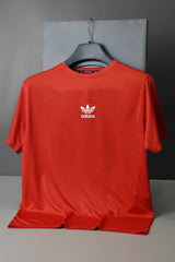 Adds Printed Logo Training Dry-Fit Tee In Red