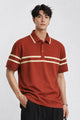 Turbo Horizontal Stripes Men's Polo T-Shirt