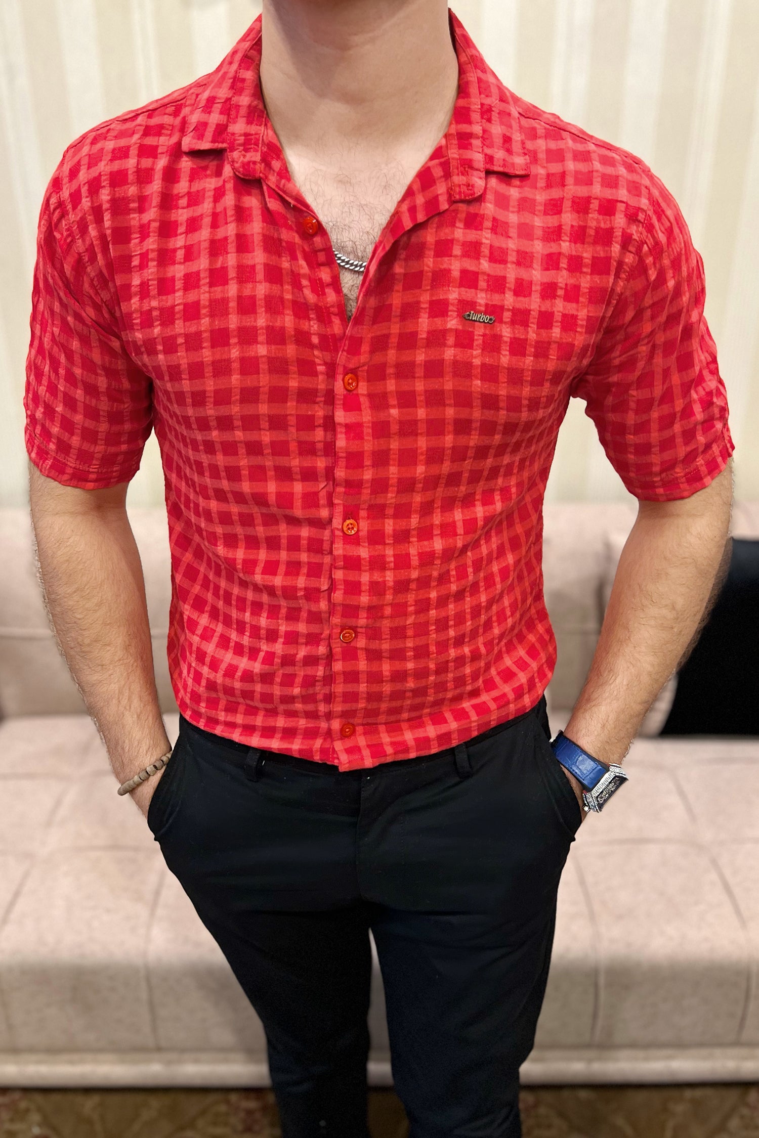 Turbo Premium Lightweight Half Sleeve Casual Shirt