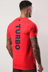 Turbo Training Club Climacool Mesh Dry-Fit Tee In Red