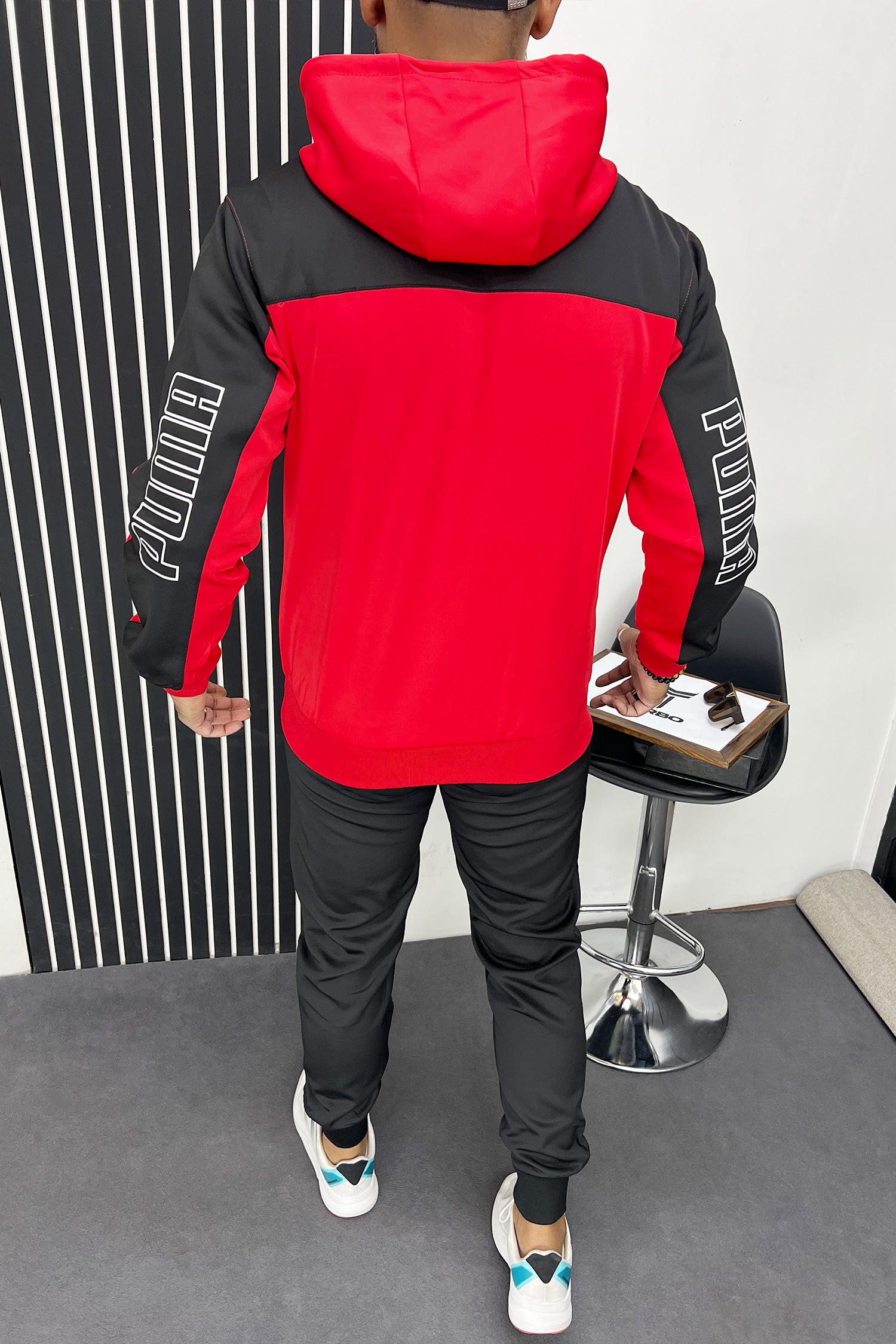 Ferrari x Pma Sportswear Men Zipper Tracksuit