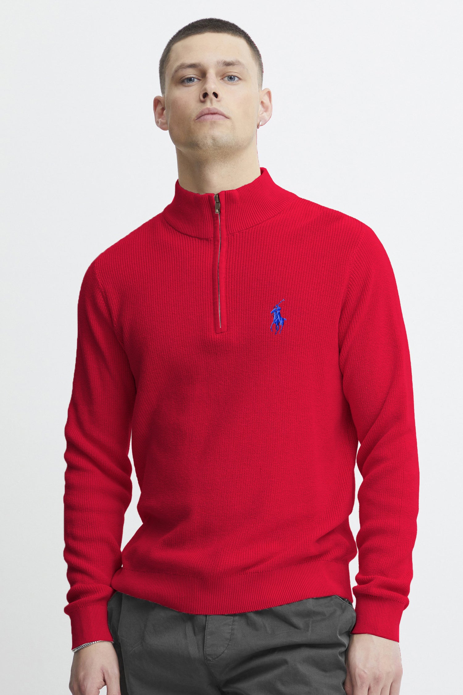 Rph Lren Polo Half Zip Style Imported Men's Sweatshirt