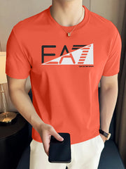 Armni Trendy Street Style Crew Neck Tee