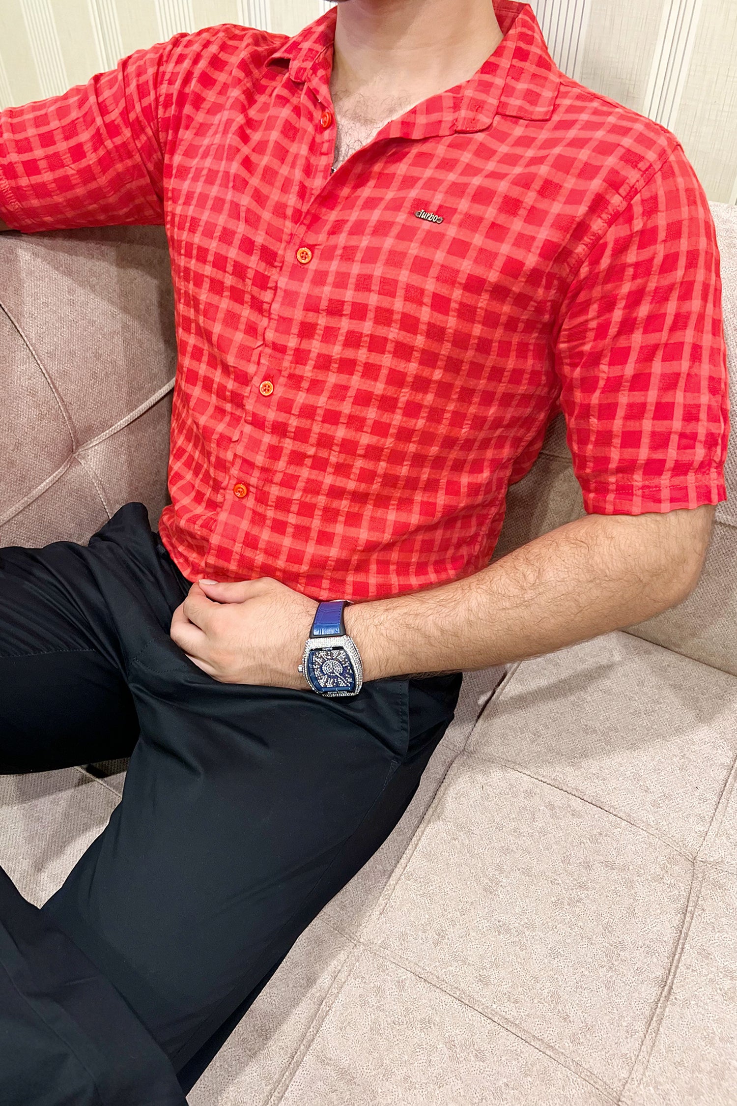 Turbo Premium Lightweight Half Sleeve Casual Shirt