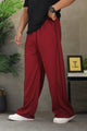Turbo Contrast Side Piping Loose Bottom Trouser