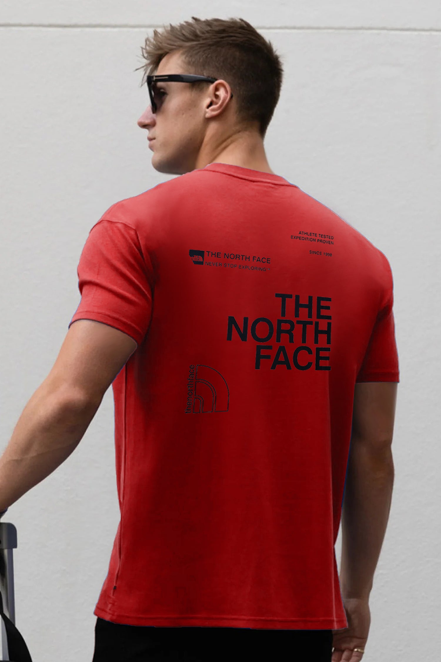 Th Nrth Fce Exploring World Crew Neck Tee