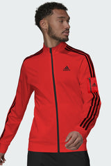 Adds Arm Pocket Style Men Zipper Upper In Red