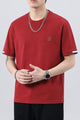Armni Excnge Striped Sleeve Men's T-Shirt