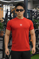 Adds Printed Logo Training Dry-Fit Tee In Red