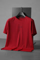 OnClub Work out Ready Knit Imp Dry-Fit Tee In Red