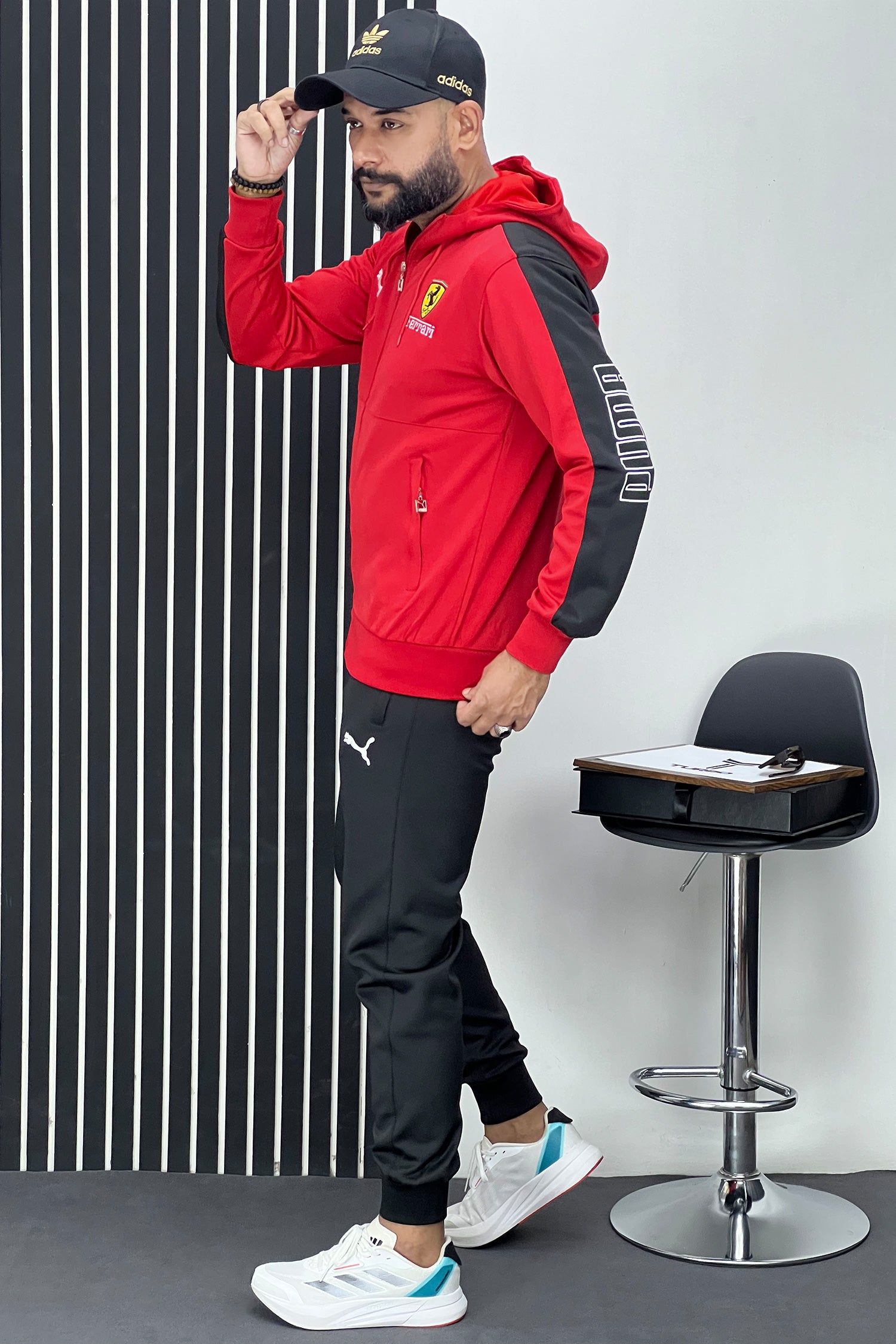 Ferrari x Pma Sportswear Men Zipper Tracksuit