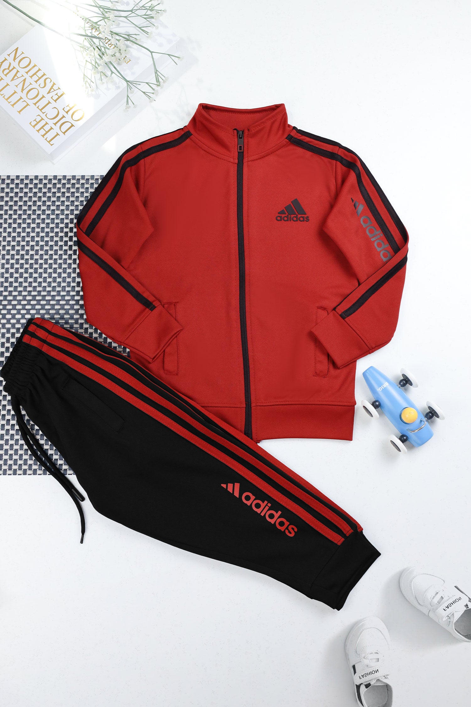 Adds Imported Multi-Slogans Unisex Kids Tracksuit