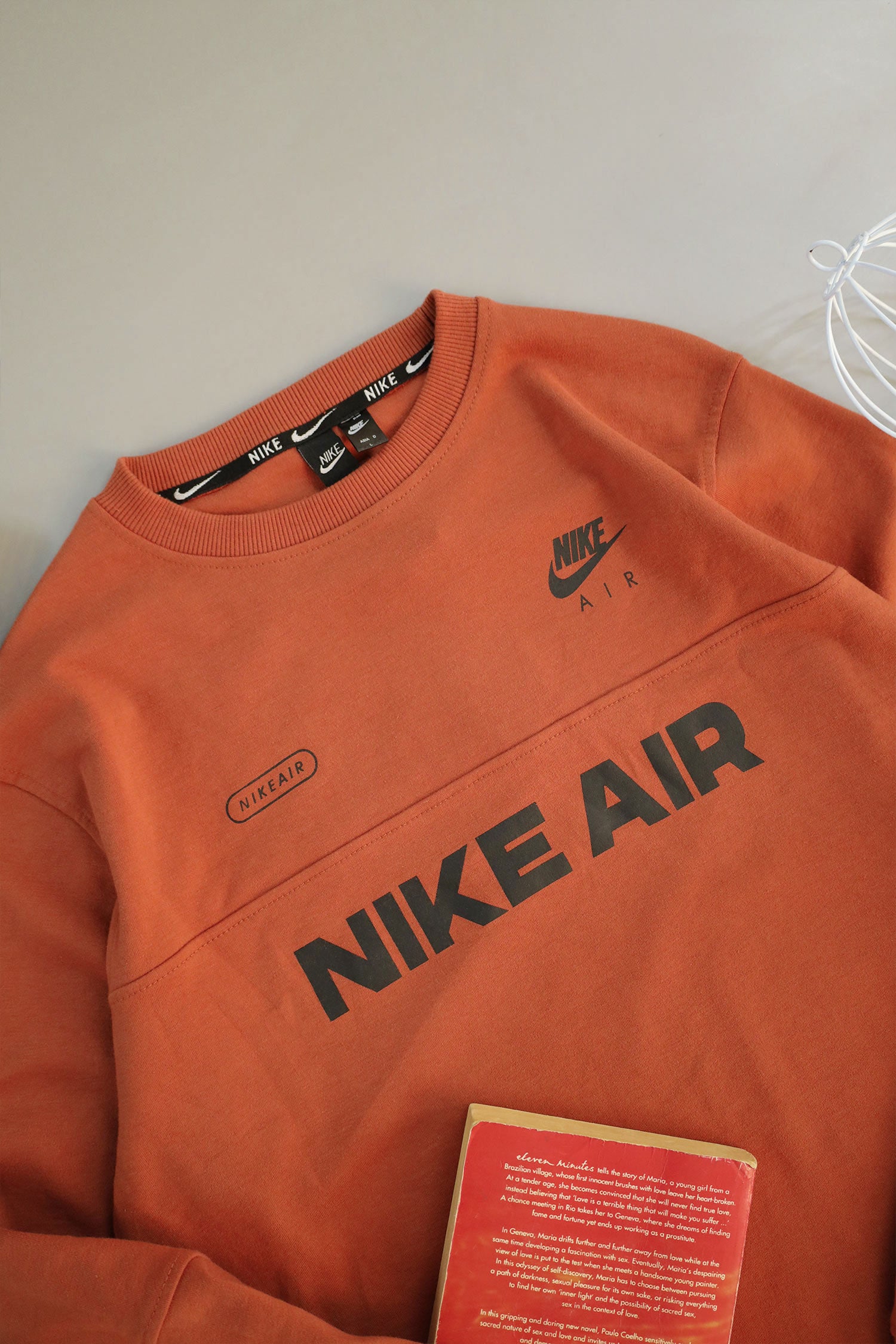 Nke Air Brushed Back Round Neck Imported Men's Sweatshirt